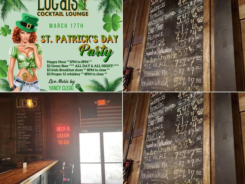 Locals Cocktail Lounge Menu