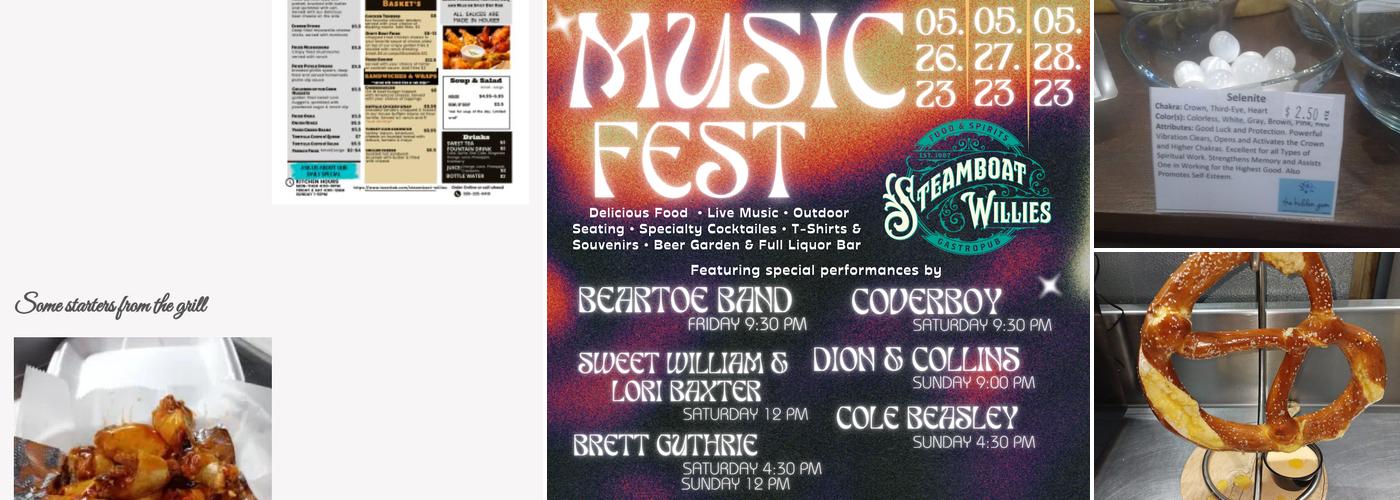 Steamboat Willies Gastro Pub & Bar Menu