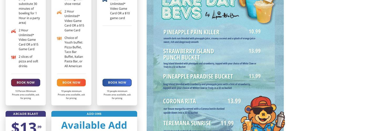 Thirsty Turtle Sports Bar Menu