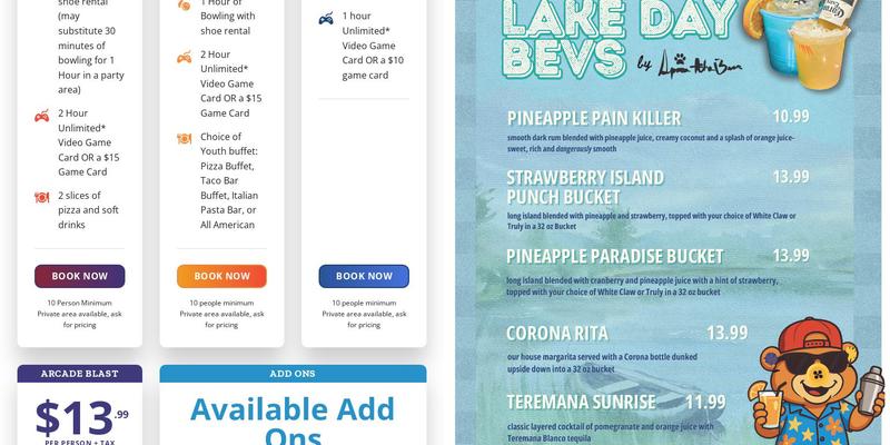 Thirsty Turtle Sports Bar Menu