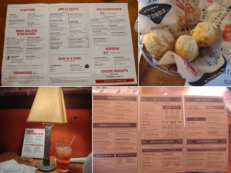 Jim 'N Nick's Bar-B-Q Menu