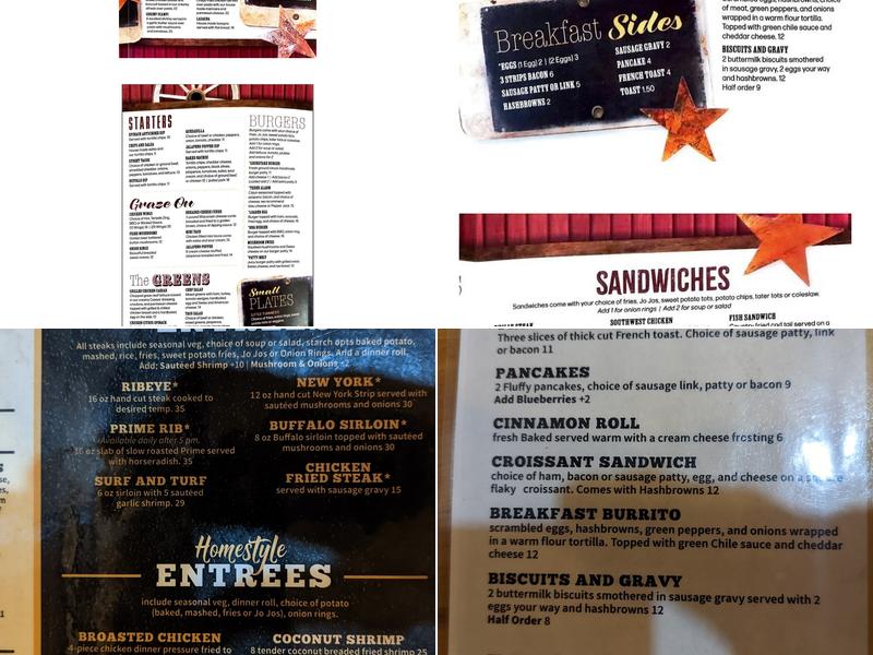 Grub Stake Menu