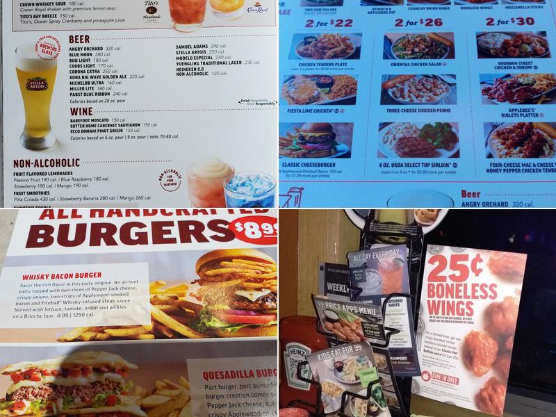 Applebee's Grill + Bar Menu