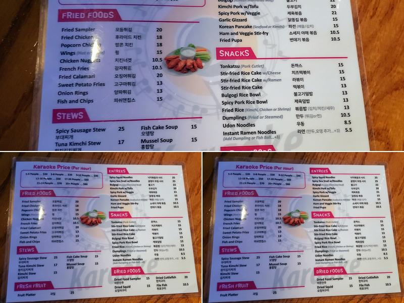 Echo Karaoke Menu