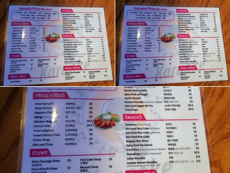 Echo Karaoke Menu