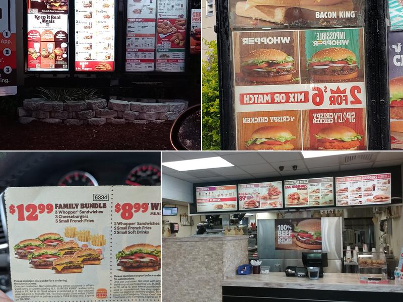 Burger King Menu