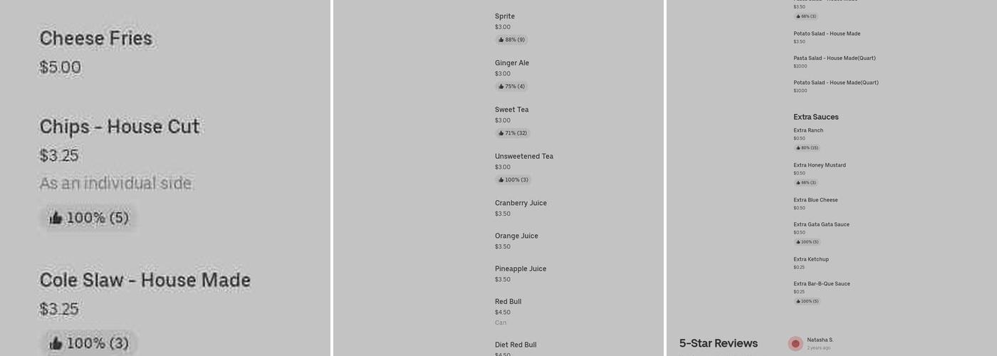 Eagle Creek Brewing Company Menu