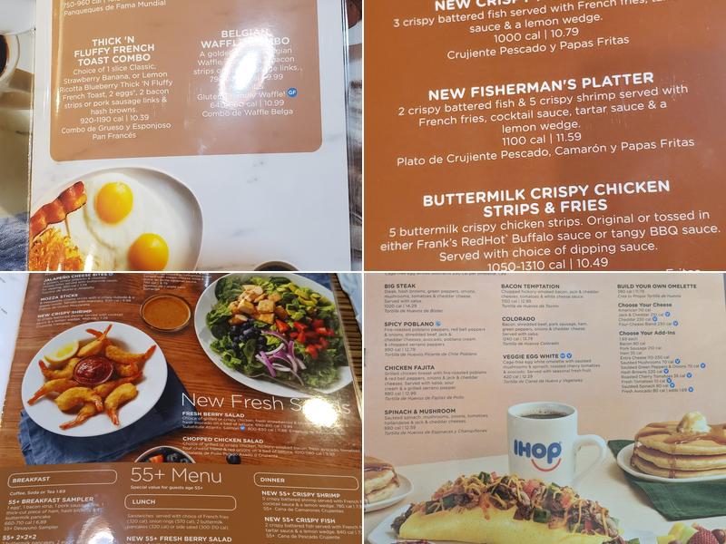IHOP Menu