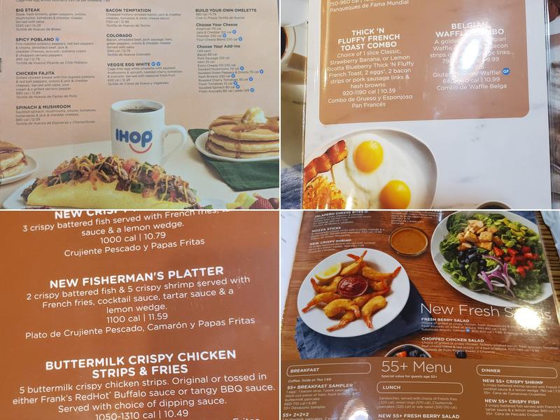 IHOP Menu