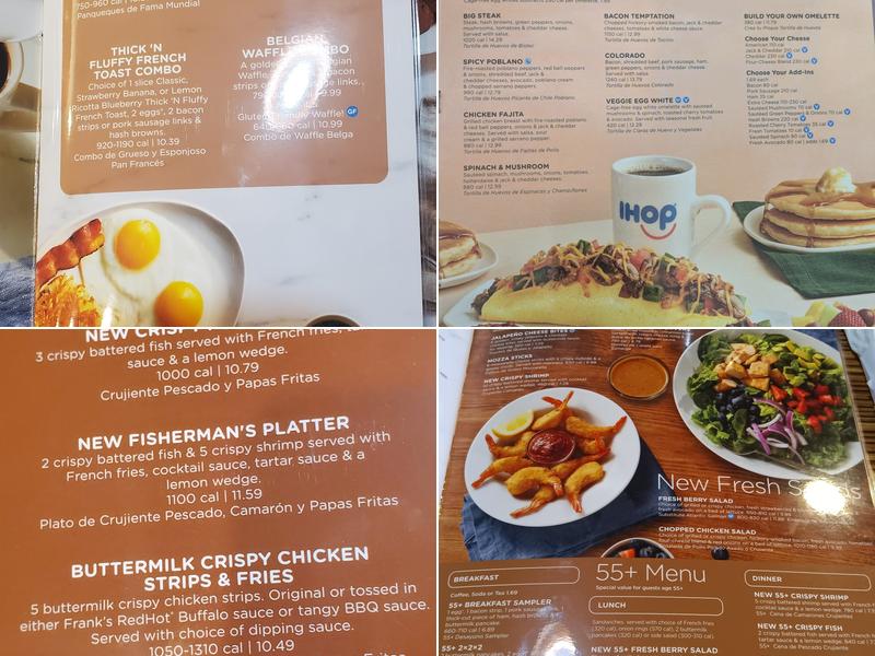 IHOP Menu