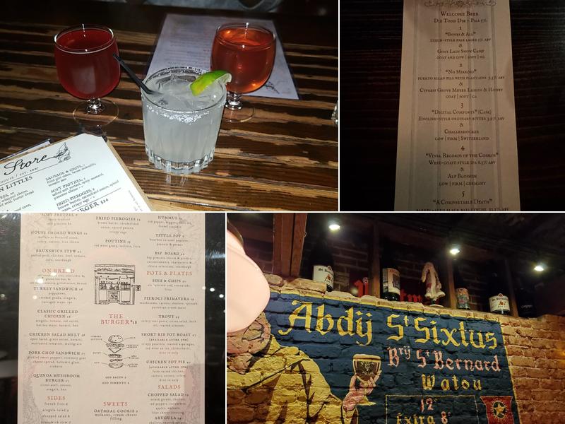 Brick Store Pub Menu