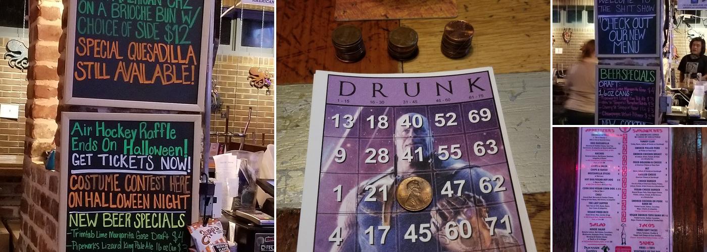 Trackside Tavern Menu