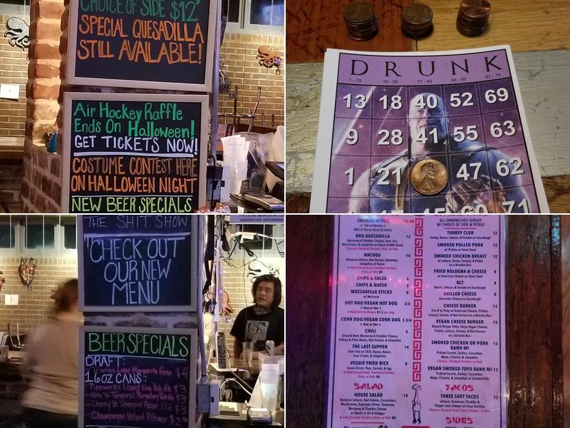 Trackside Tavern Menu