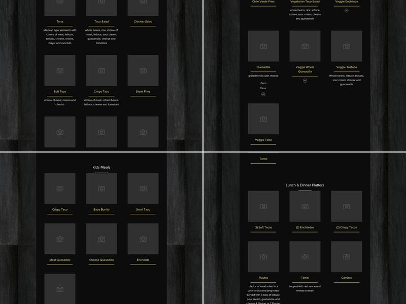 Burrito Factory Menu