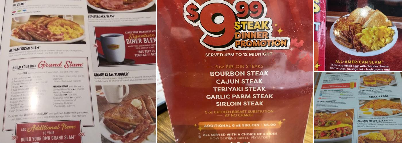 Denny's Menu