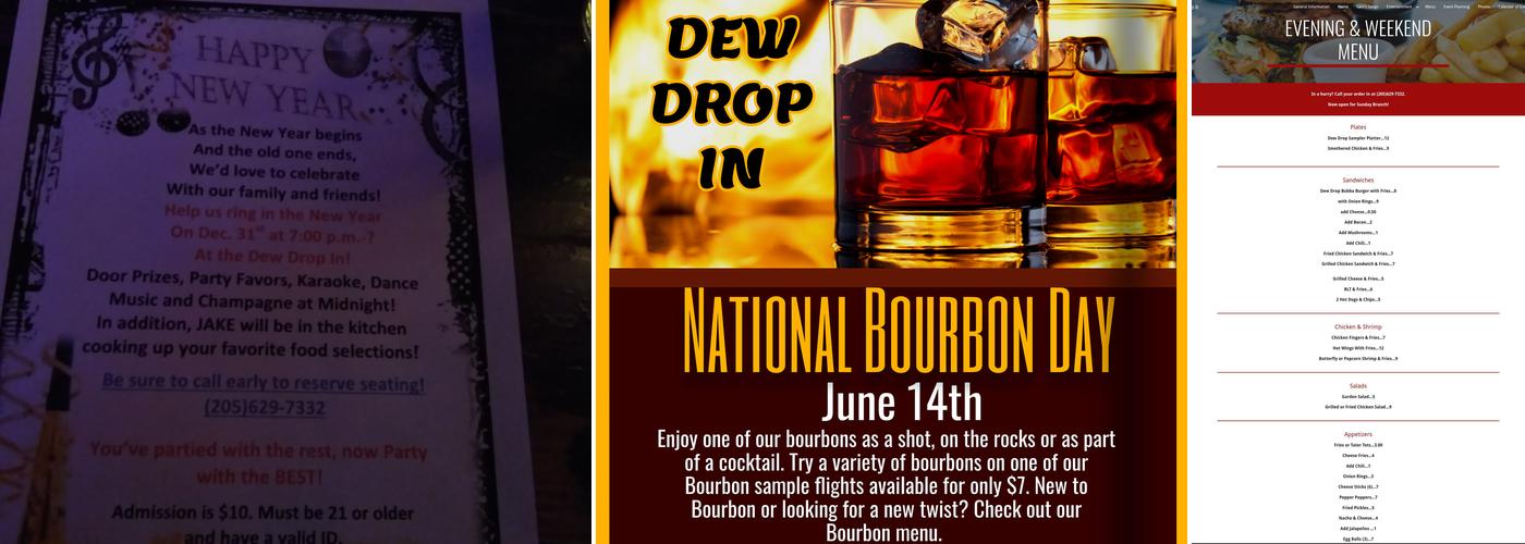Dew Drop In Menu