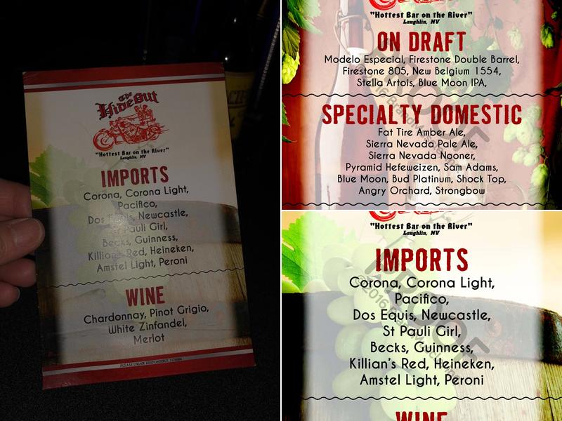 Hideout Menu