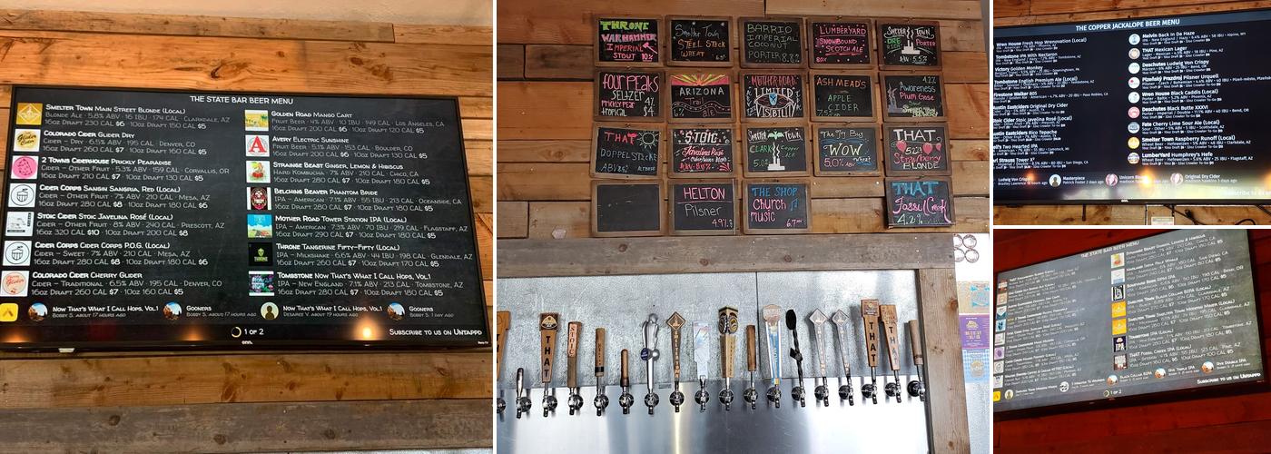 The Copper Jackalope Menu