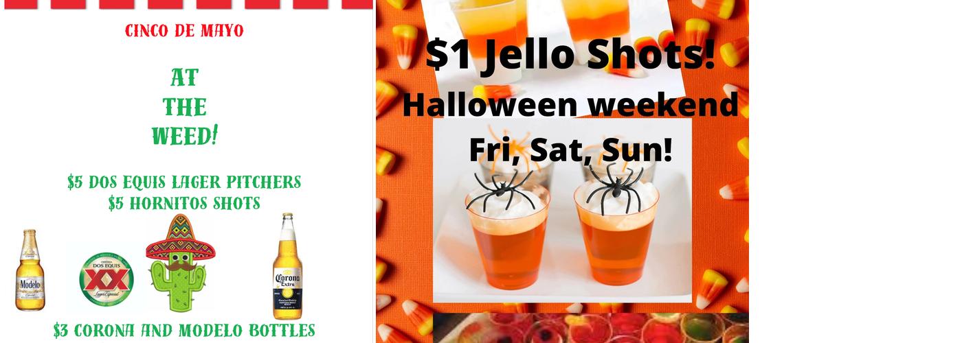 Tumbleweed Lounge Menu