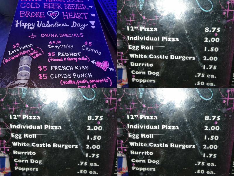 Cherry Bombers Menu