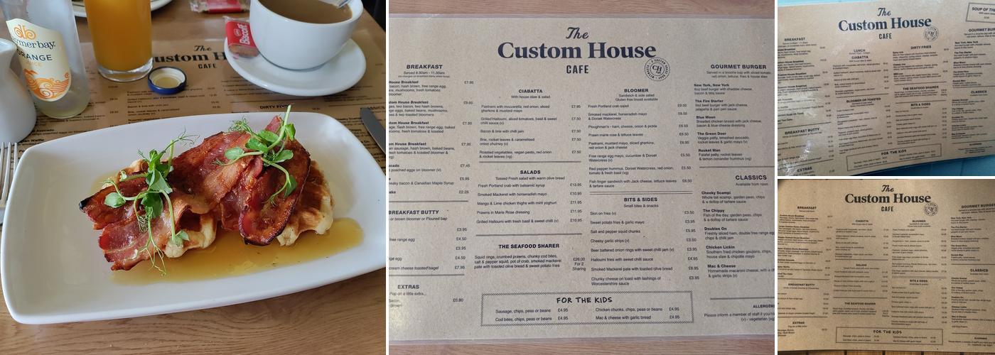 Custom House Cafe Menu