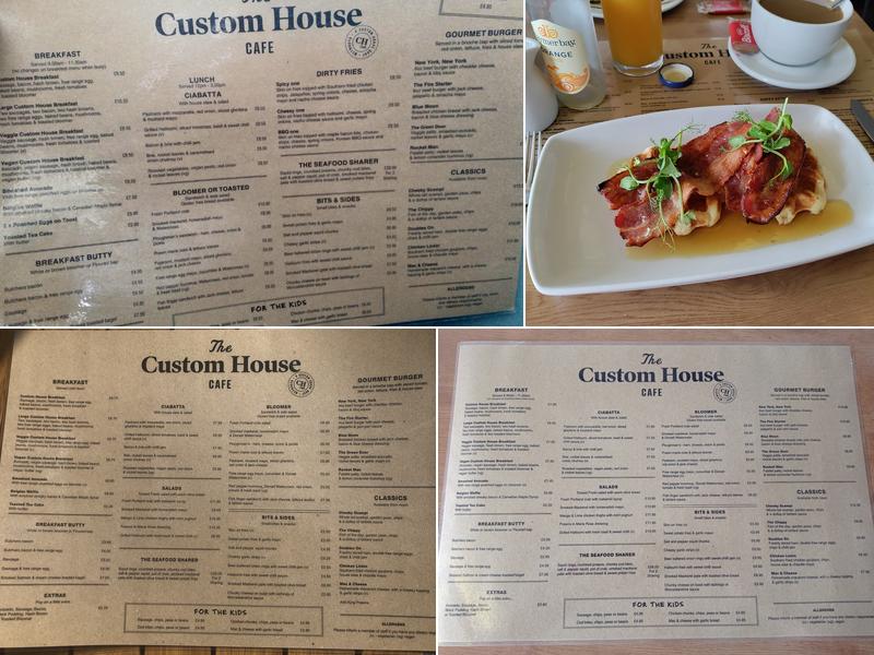 Custom House Cafe Menu