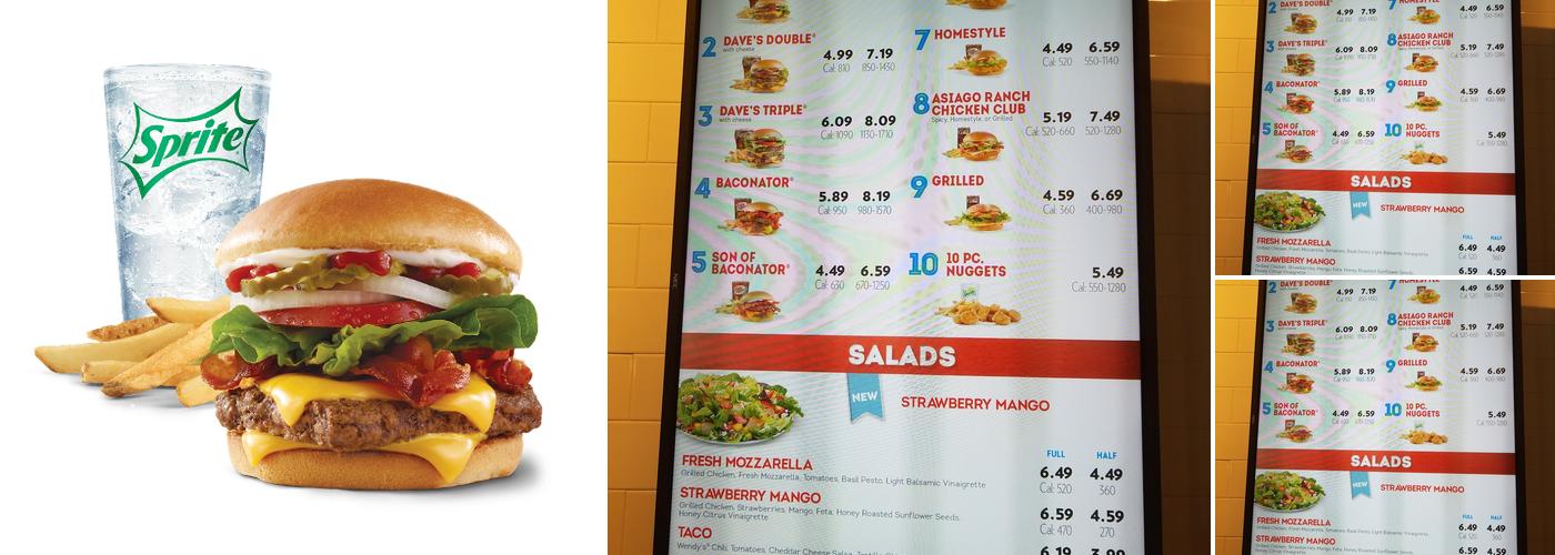 Wendy's Menu