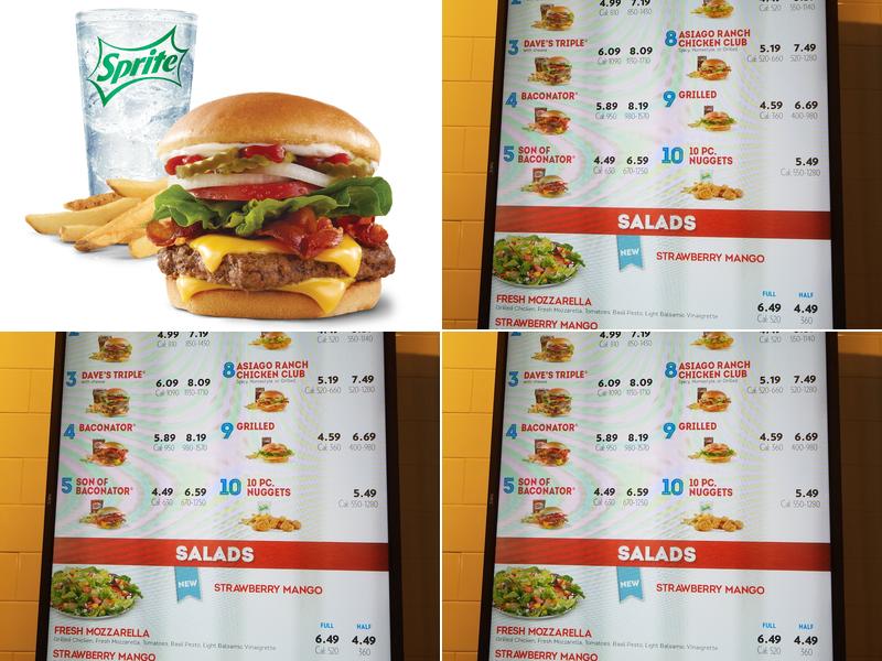Wendy's Menu