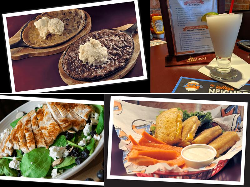 Zipps Sports Grill Menu