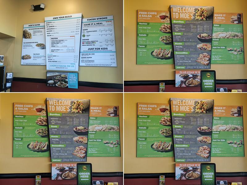 Moe's Southwest Grill Menu