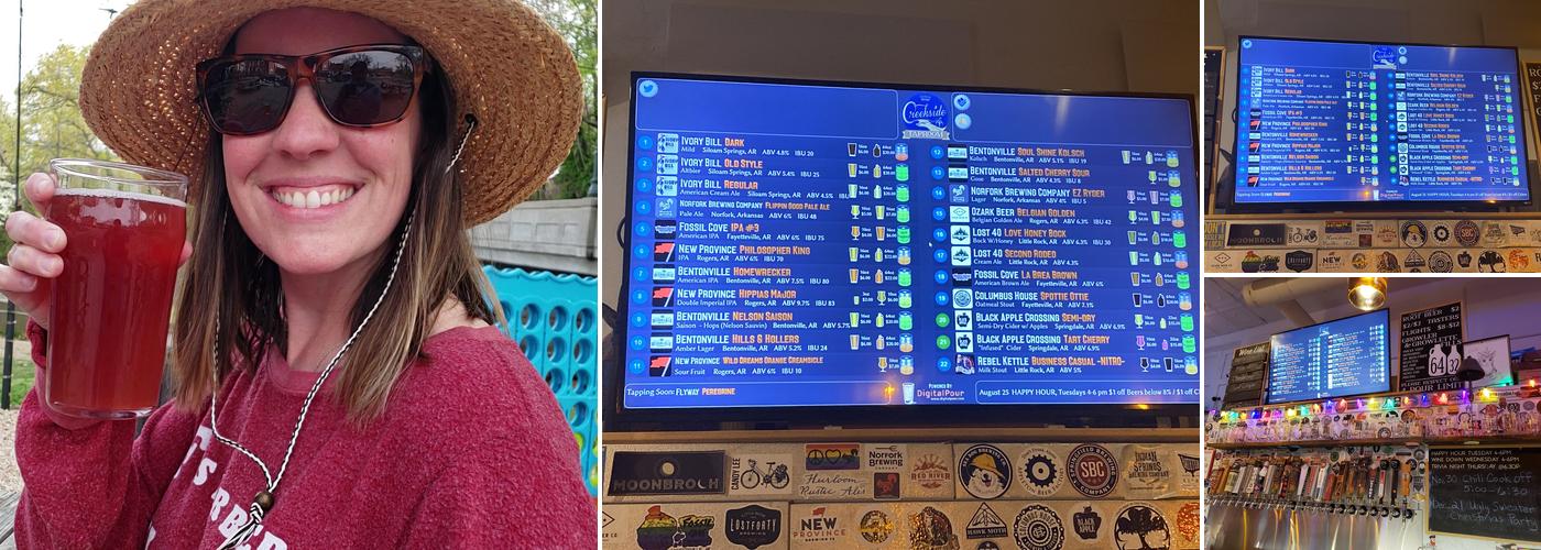 Creekside Taproom Menu