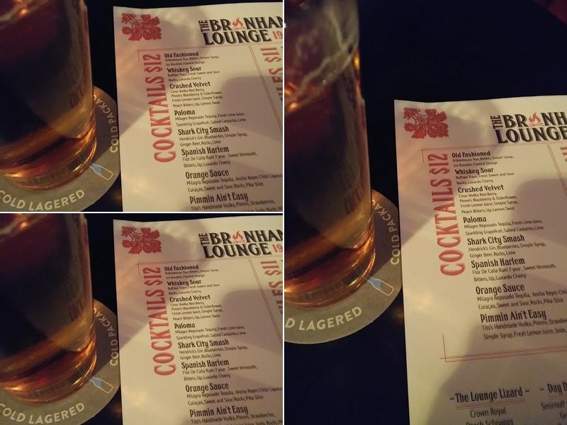 The Branham Lounge Menu