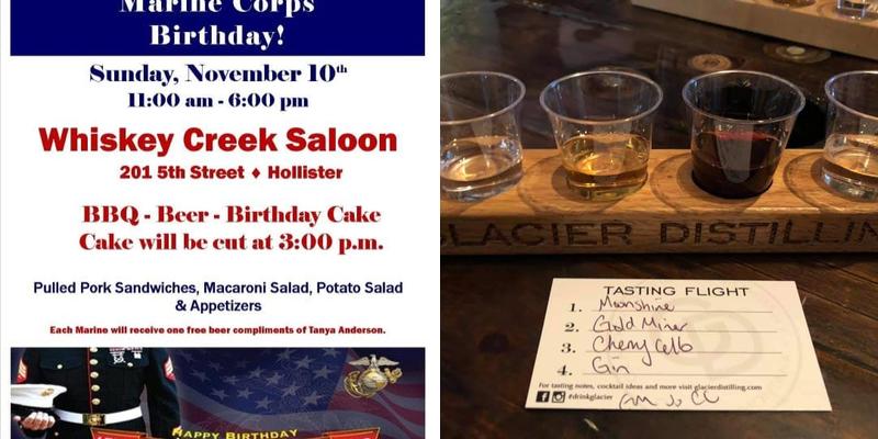 Whiskey Creek Saloon Menu