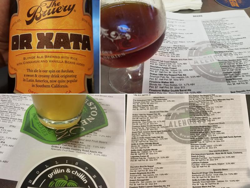 Grillin & Chillin Alehouse Menu