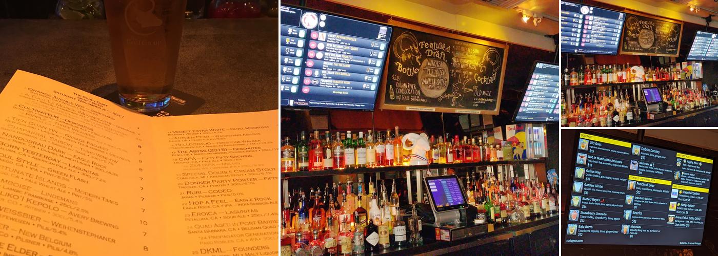 Surly Goat Menu