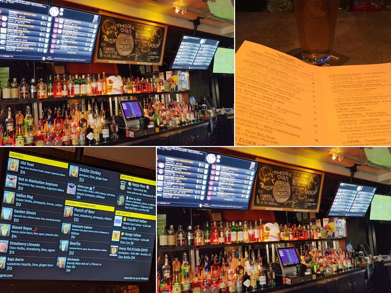 Surly Goat Menu