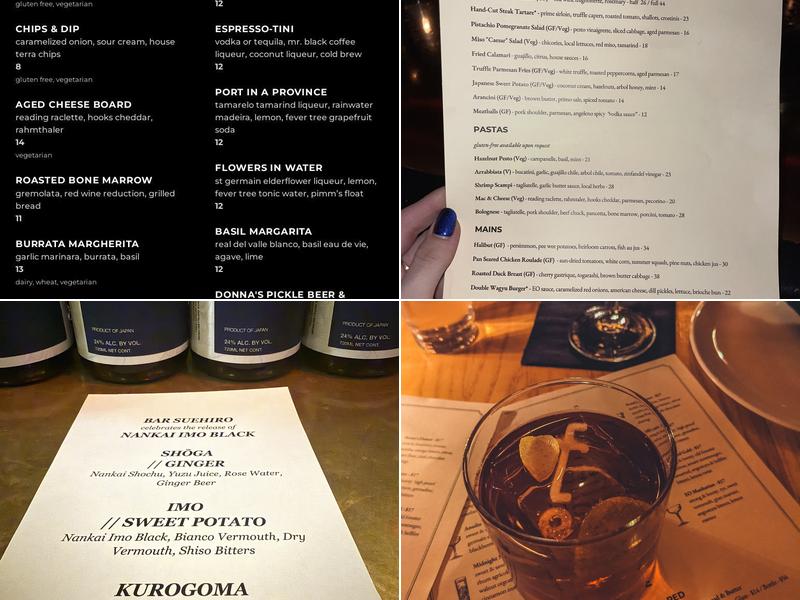 Employees Only Restaurant and Bar Menu