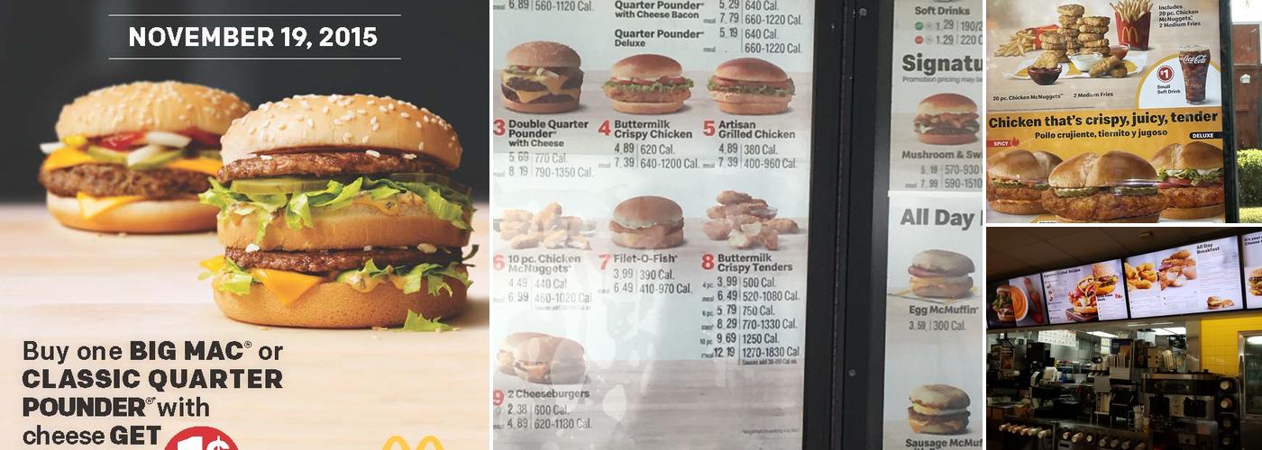 McDonald's Menu
