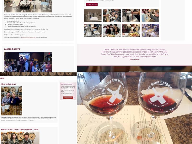 The Wine Experience Menu