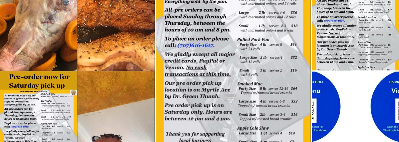 Southside Mike's Bar-B-Que Menu