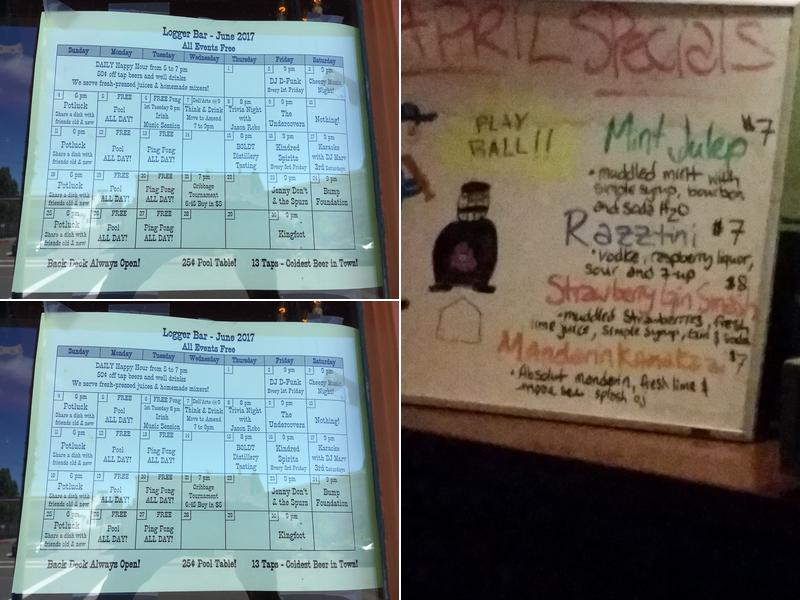 Logger Bar Menu