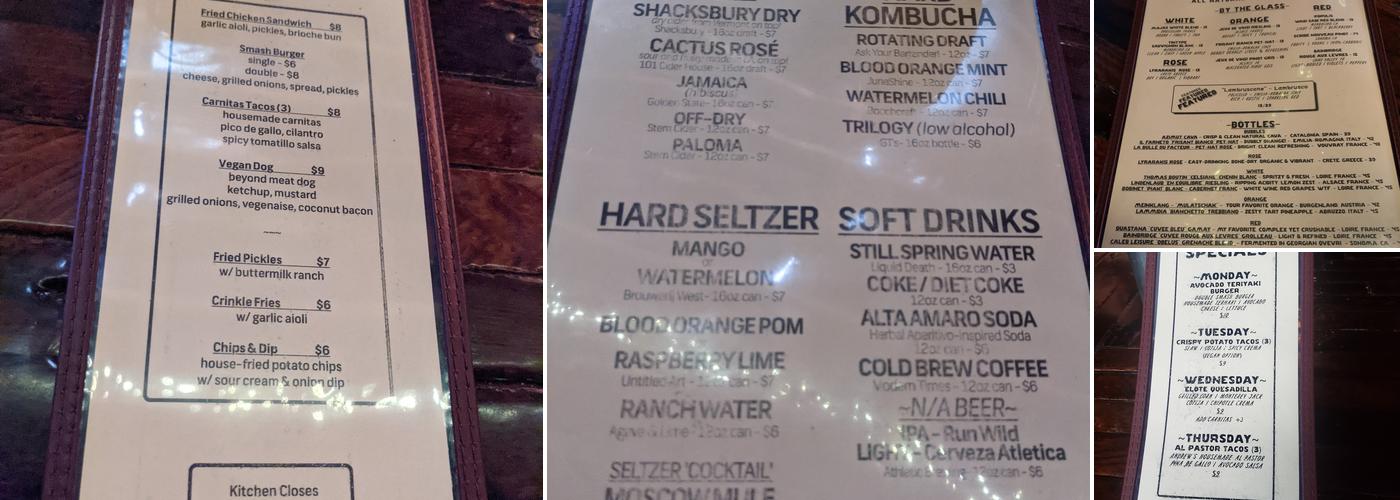 The Hermosillo Menu