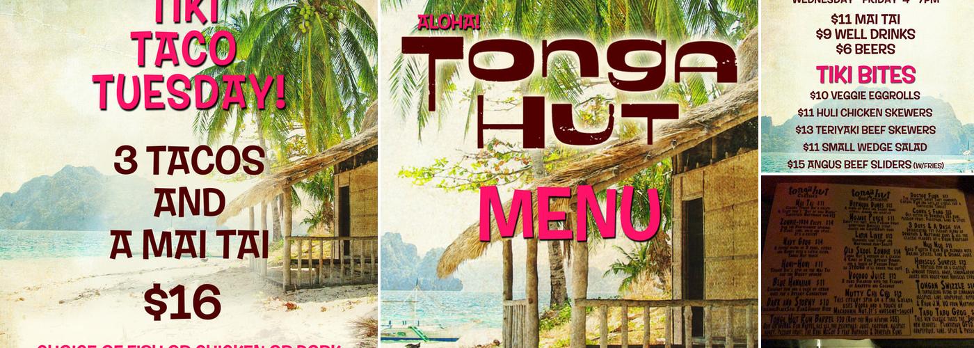 Tonga Hut Menu