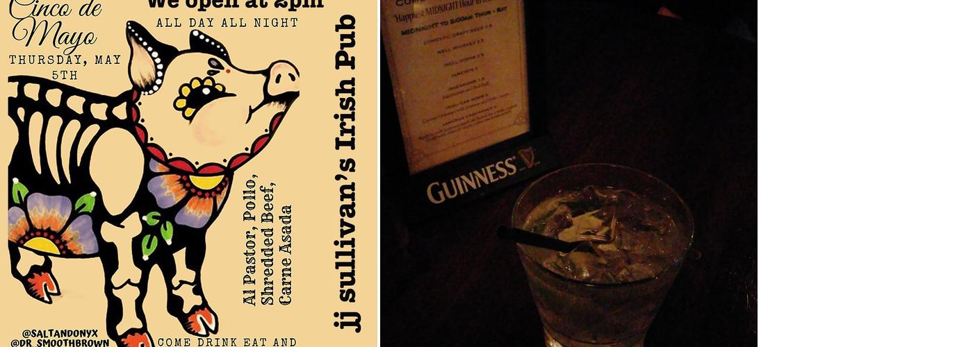 JJ Sullivan's Irish Pub Menu
