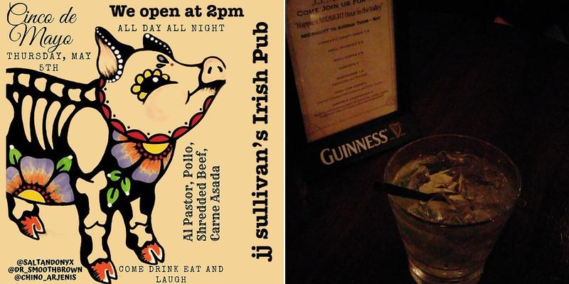 JJ Sullivan's Irish Pub Menu