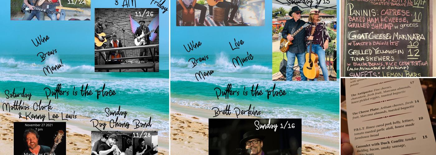 Puffer's of Pismo Menu