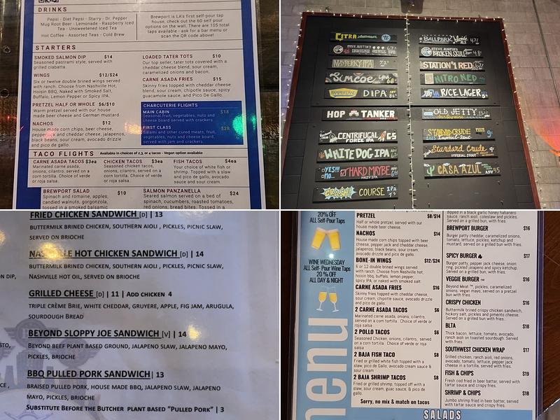 Brewport Tap House & Kitchen Menu