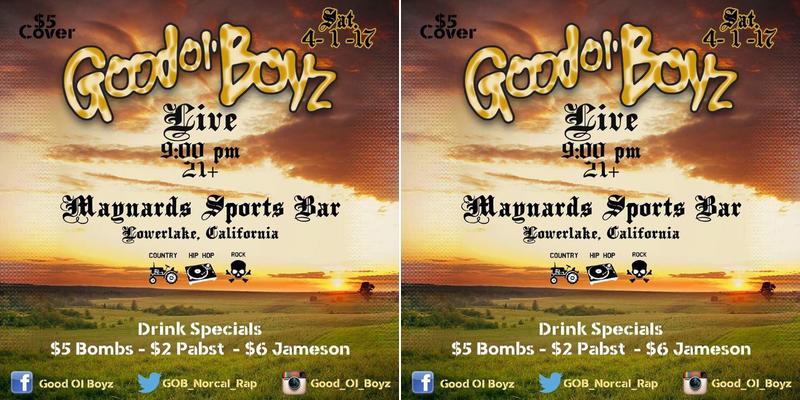 Maynard's Sports Bar Menu
