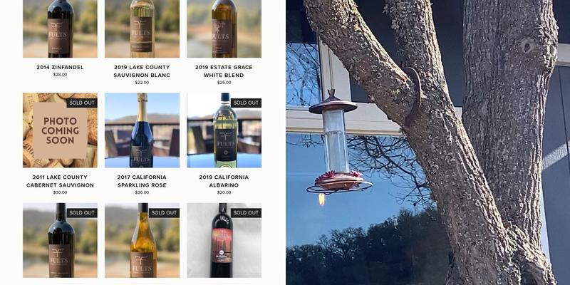 Fults Family Vineyards Menu