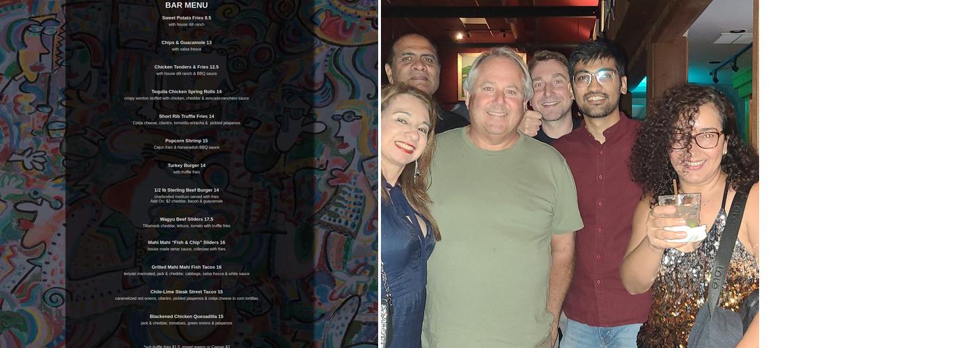 Belly Up Tavern Menu